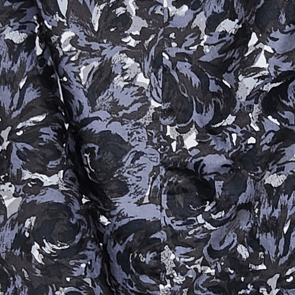 LOFT Grayscale Abstract Floral Pencil Skirt Size 4 (3484) - Picture 3 of 5